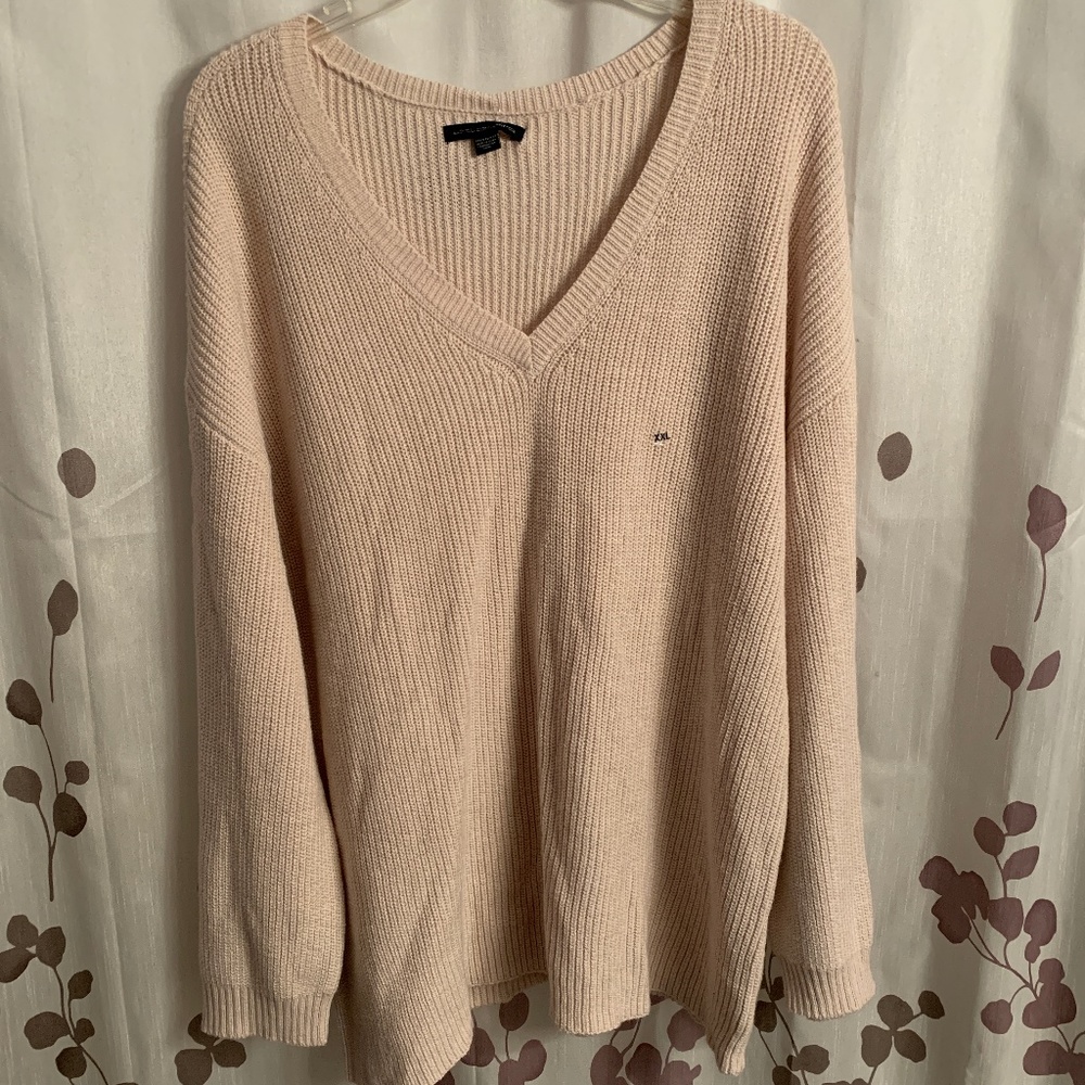 American Eagle Blush Pullover Sweater - Size XXL